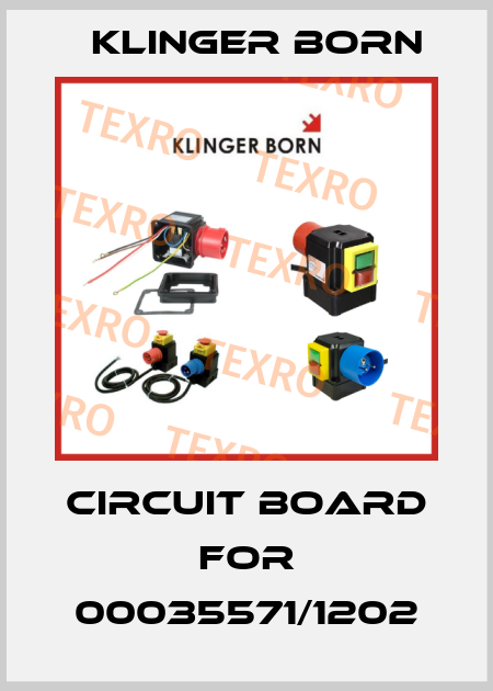 circuit board for 00035571/1202 Klinger Born