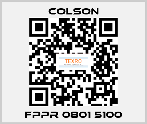 FPPR 0801 5100 Colson