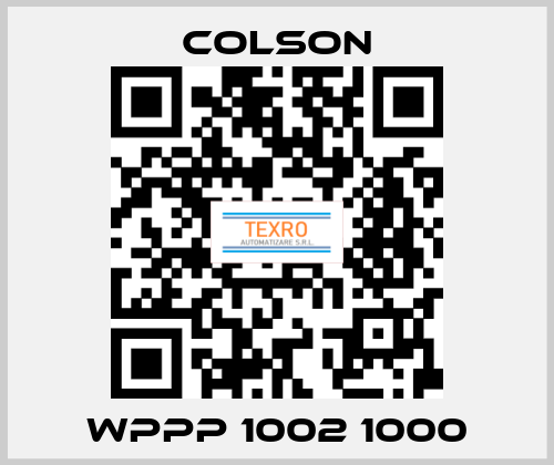 WPPP 1002 1000 Colson