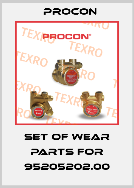 Set of wear parts for 95205202.00 Procon