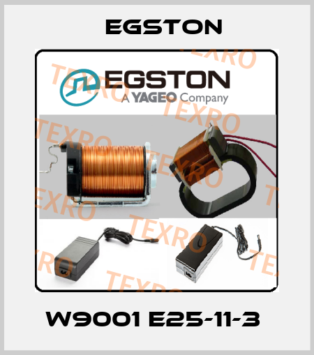  W9001 E25-11-3  Egston