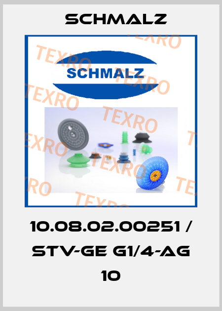 10.08.02.00251 / STV-GE G1/4-AG 10 Schmalz