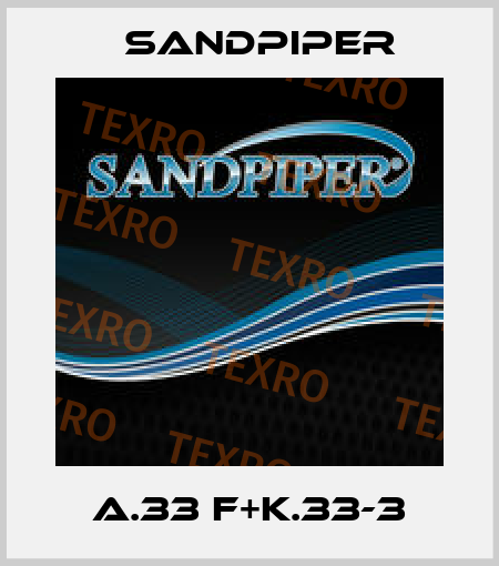 A.33 F+K.33-3 Sandpiper