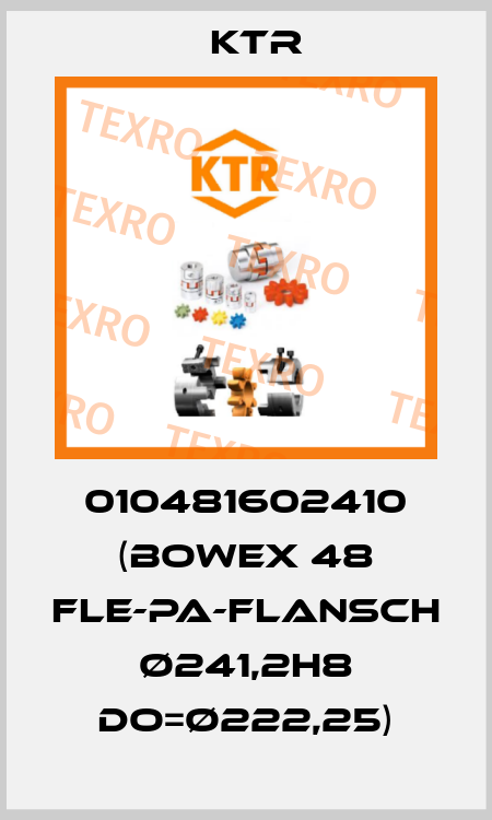 010481602410 (BoWex 48 FLE-PA-FLANSCH Ø241,2H8 DO=Ø222,25) KTR