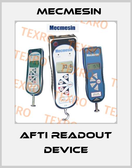 AFTI readout device Mecmesin