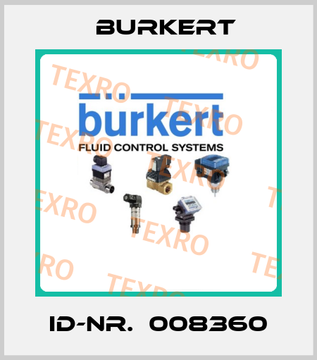 Id-Nr.：008360 Burkert