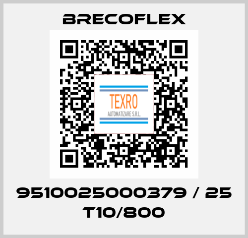 9510025000379 / 25 T10/800 Brecoflex