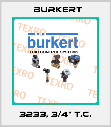 3233, 3/4" T.C. Burkert