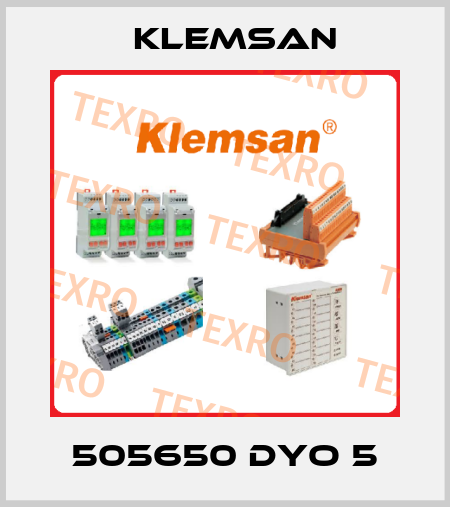 505650 DYO 5 Klemsan