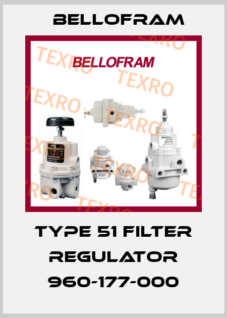 Type 51 Filter Regulator 960-177-000 Bellofram