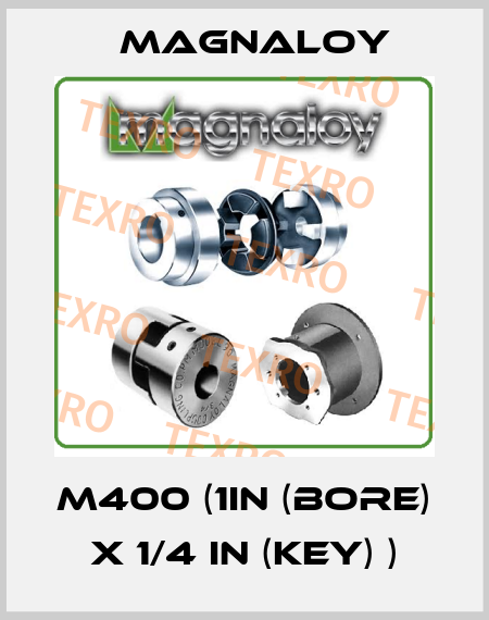 M400 (1IN (BORE) X 1/4 IN (KEY) ) Magnaloy