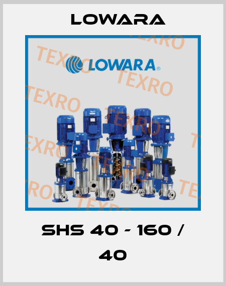 SHS 40 - 160 / 40 Lowara