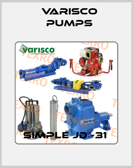 SIMPLE JD -31  Varisco pumps