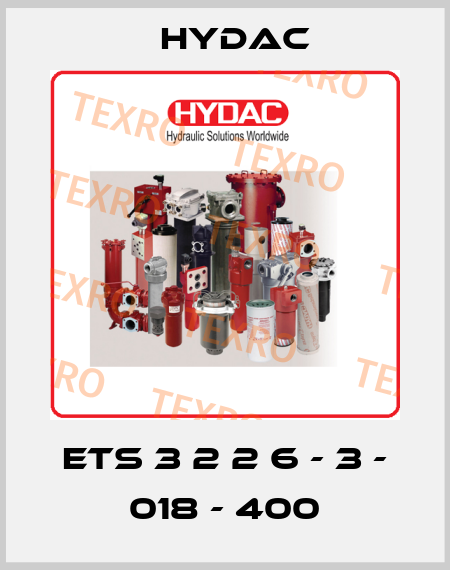 ETS 3 2 2 6 - 3 - 018 - 400 Hydac