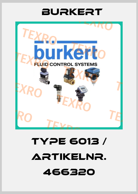 Type 6013 / Artikelnr. 466320 Burkert