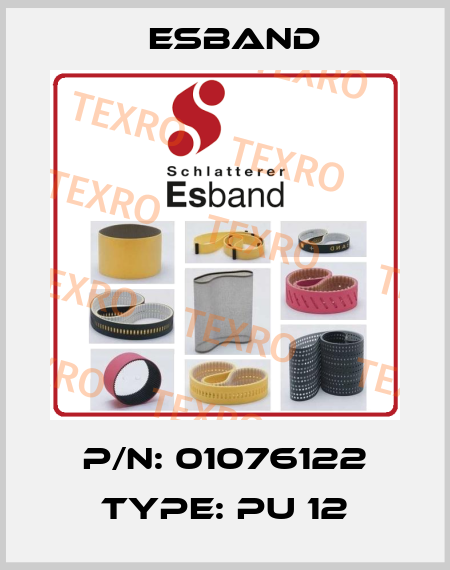 p/n: 01076122 type: PU 12 Esband