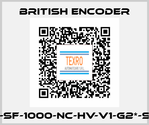 15T-04-SF-1000-NC-HV-V1-G2*-ST-IP50 British Encoder