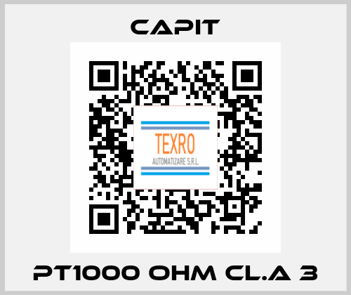 PT1000 OHM CL.A 3 Capit