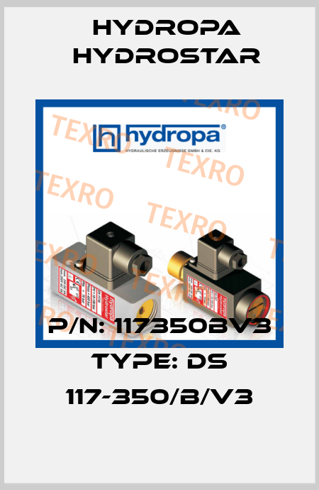 P/N: 117350BV3 Type: DS 117-350/B/V3 Hydropa Hydrostar