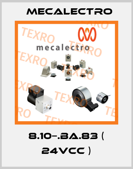 8.10−.BA.83 ( 24Vcc ) Mecalectro
