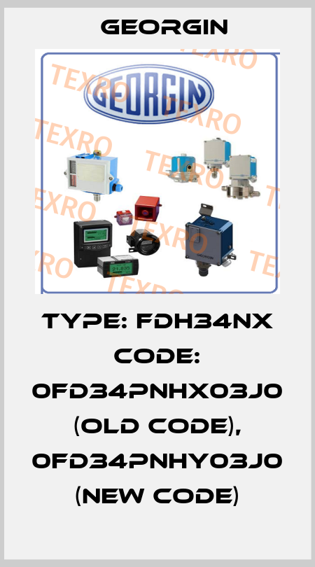 Type: FDH34NX Code: 0FD34PNHX03J0 (old code), 0FD34PNHY03J0 (new code) Georgin