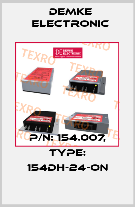P/N: 154.007, Type: 154DH-24-ON Demke Electronic