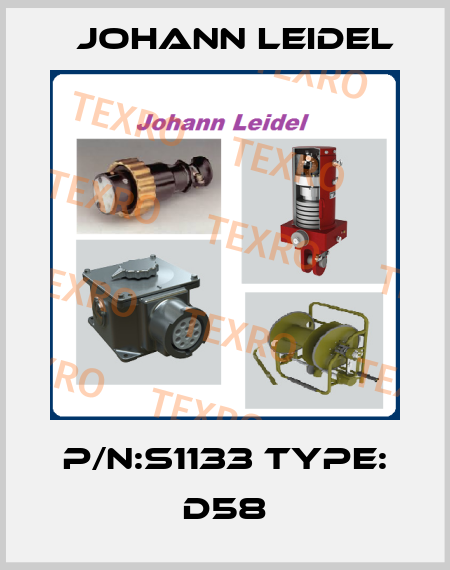 P/N:S1133 Type: D58 Johann Leidel
