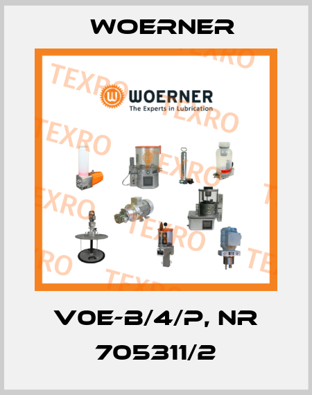 V0E-B/4/P, Nr 705311/2 Woerner