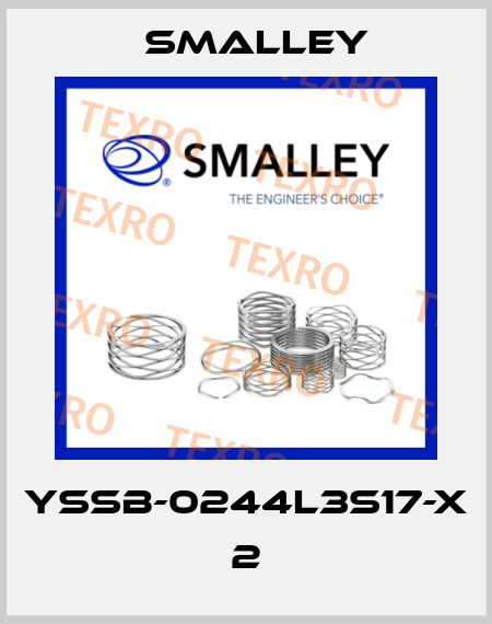YSSB-0244L3S17-X 2 SMALLEY