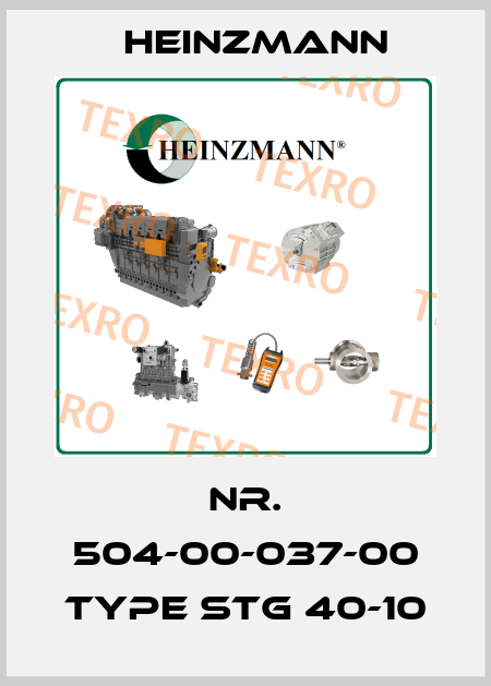Nr. 504-00-037-00 Type StG 40-10 Heinzmann