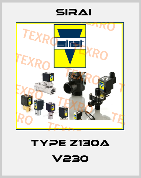 Type Z130A V230 Sirai