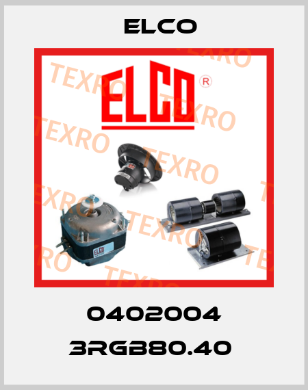 0402004 3RGB80.40  Elco