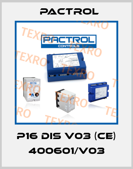 P16 DIS V03 (CE) 400601/V03 Pactrol