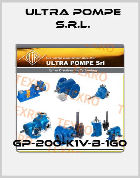 GP-200-K1V-B-1G0 Ultra Pompe S.r.l.