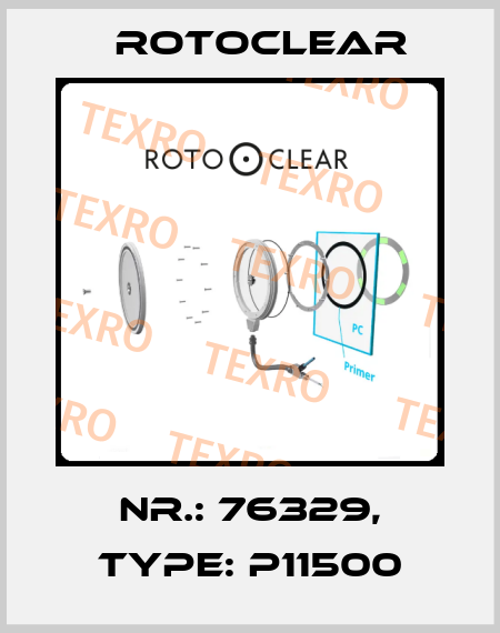 Nr.: 76329, Type: P11500 Rotoclear