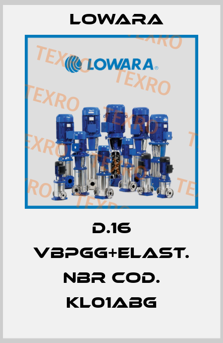 D.16 VBPGG+ELAST. NBR cod. KL01ABG Lowara