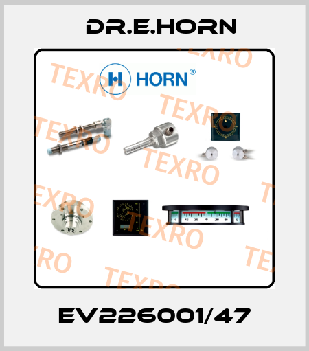 EV226001/47 Dr.E.Horn