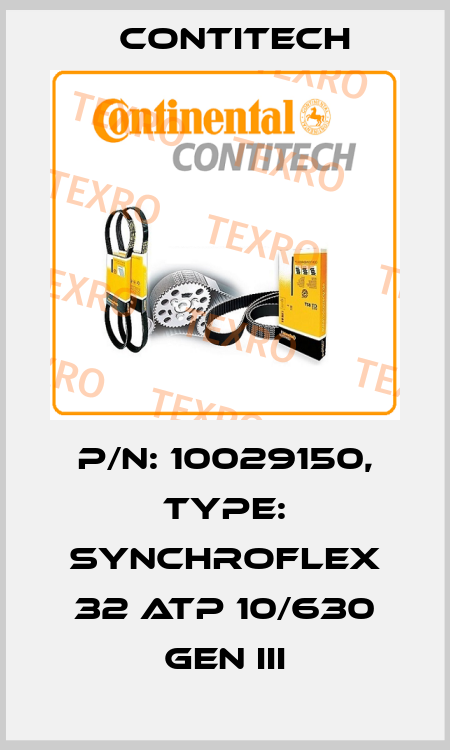 P/N: 10029150, Type: SYNCHROFLEX 32 ATP 10/630 GEN III Contitech