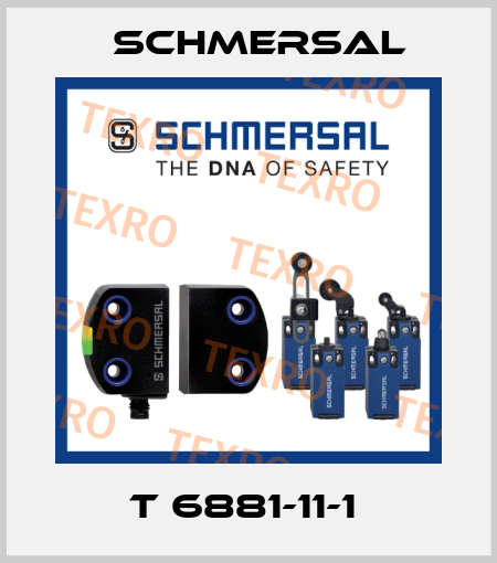 T 6881-11-1  Schmersal