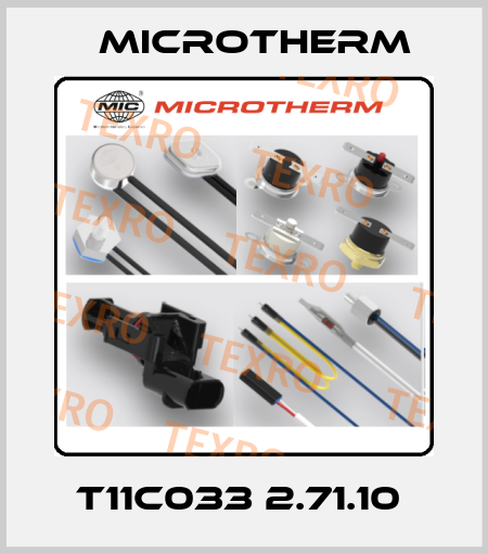 T11C033 2.71.10  Microtherm