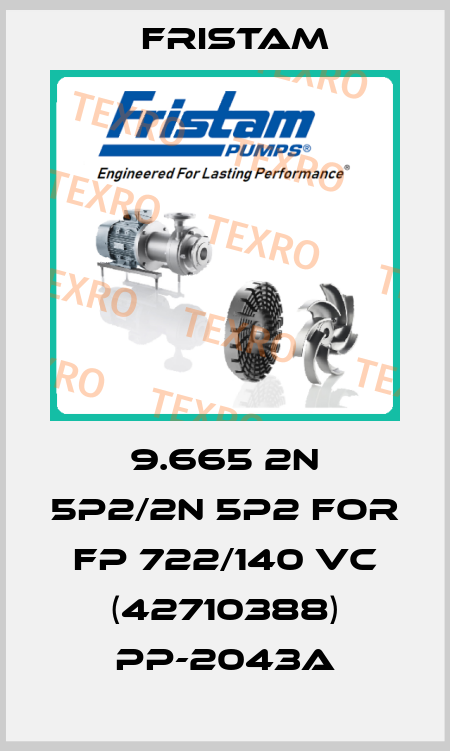9.665 2N 5P2/2N 5P2 for FP 722/140 VC (42710388) PP-2043A Fristam