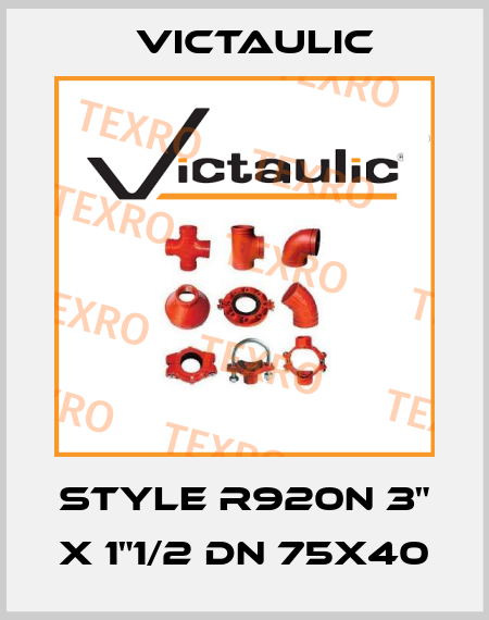 style R920N 3" x 1"1/2 DN 75x40 Victaulic