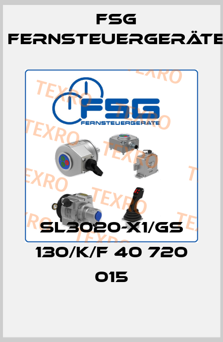SL3020-X1/GS 130/K/F 40 720 015 FSG Fernsteuergeräte