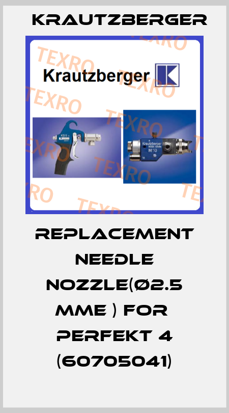 replacement needle nozzle(ø2.5 mme ) for  PERFEKT 4 (60705041) Krautzberger