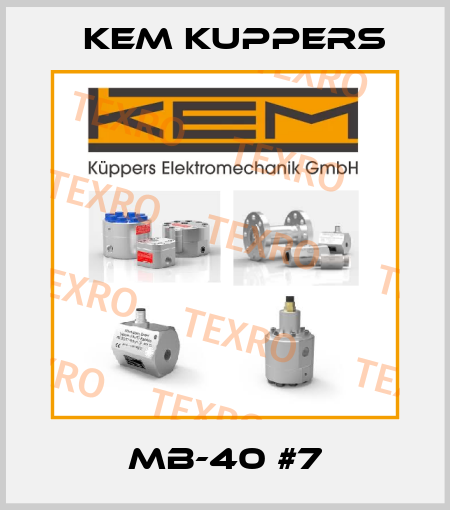 MB-40 #7 Kem Kuppers