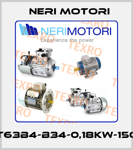 T63B4-B34-0,18kW-150 Neri Motori