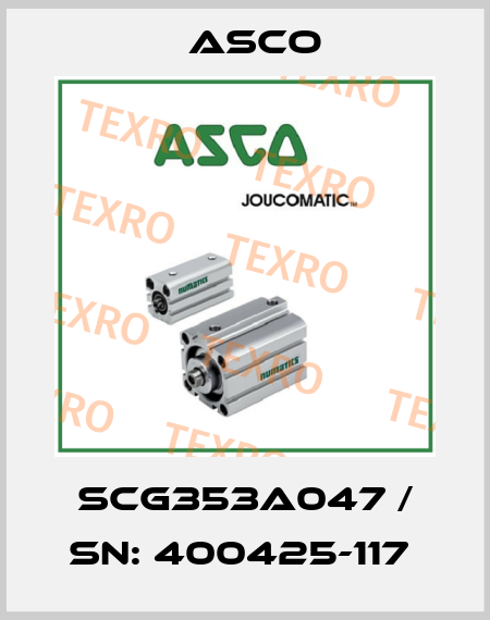SCG353A047 / SN: 400425-117  Asco