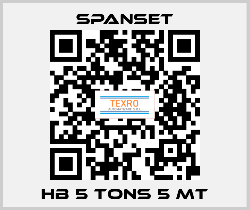 HB 5 TONS 5 MT SpanSet