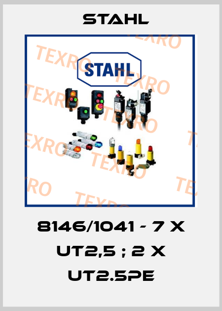 8146/1041 - 7 x UT2,5 ; 2 x UT2.5PE Stahl