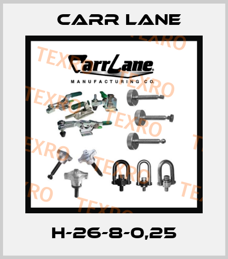 H-26-8-0,25 Carr Lane
